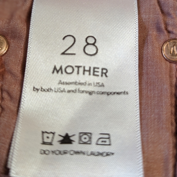 Mother The Looker Ankle Fray Jeans in Coconut Shell Gettin' in Size 28 EUC - Picture 10 of 12